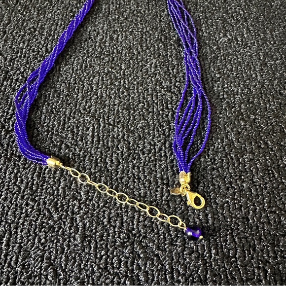 Italian Multicolored Murano Heart Pendant Necklace in 18kt Gold Over Sterling - Picture 9 of 15